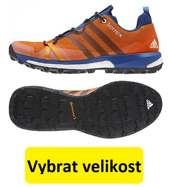 Oranžové goretexové boty